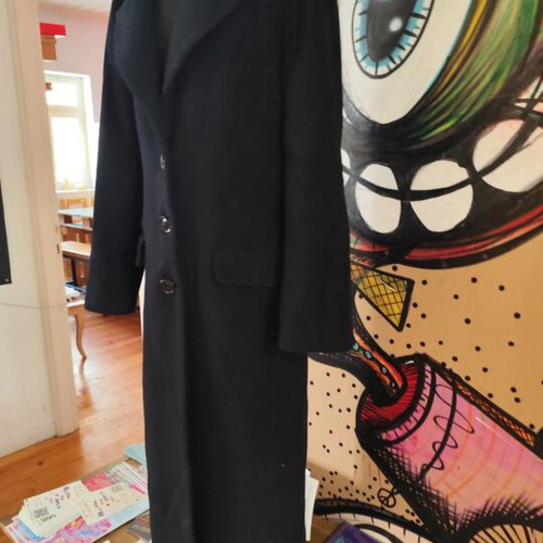 Classic women's black coat size S