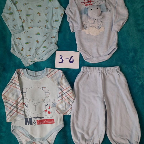 Baby clothes set like new, 57 pieces for 3-6 months