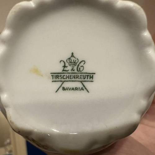 Vintage Tirschenreuth Bavaria tea set like new, 1930s–40s