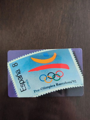 German phone card used, 5,000 copies