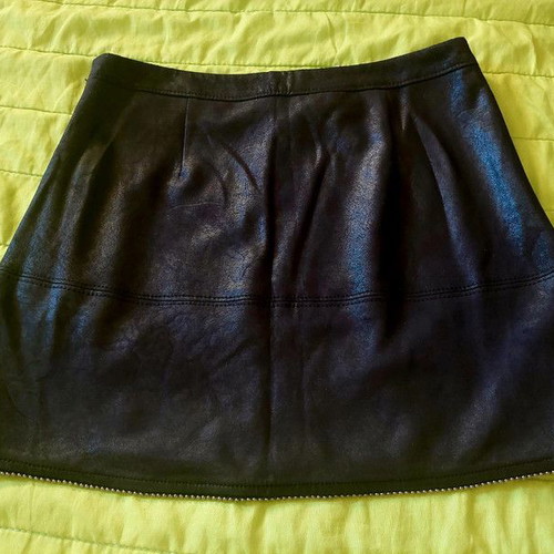 Bershka black short skirt with silver studs new Medium 38/10
