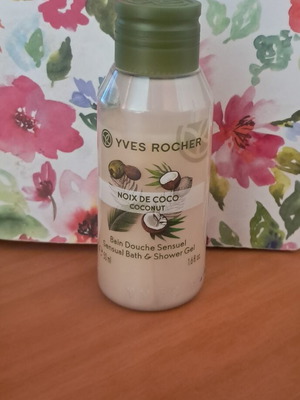 Shower gel travel pack with coconut scent new