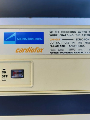 Portable cardiograph used