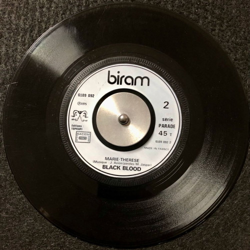 Black Blood A.I.È (A. Mwana) 7" vinyl, 45 RPM, single used