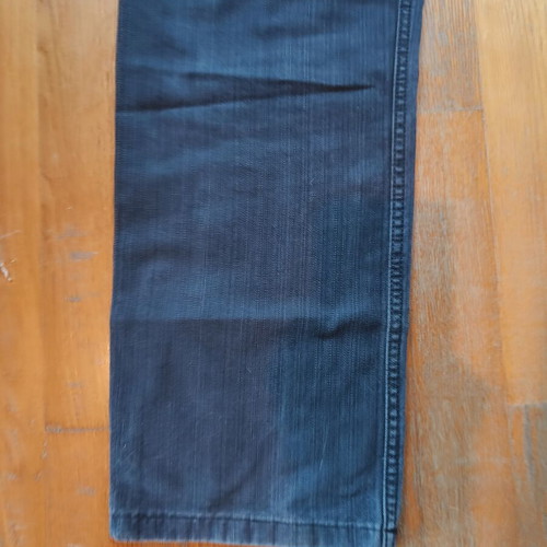 Gray jeans size L, very good condition, small stain