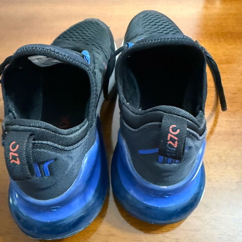 Nike Air Max 270 used men's sneakers size 43 black and blue