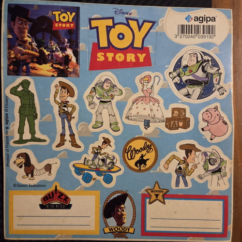 Vintage Toy Story and Tweety Sticker Cards set new
