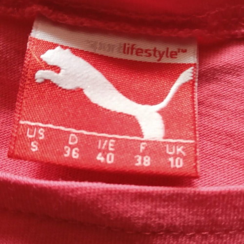 Puma pink summer shirt like new