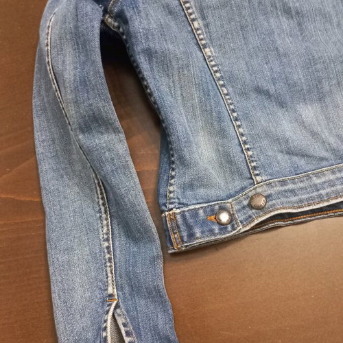Denim jackets used, set of 2, blue