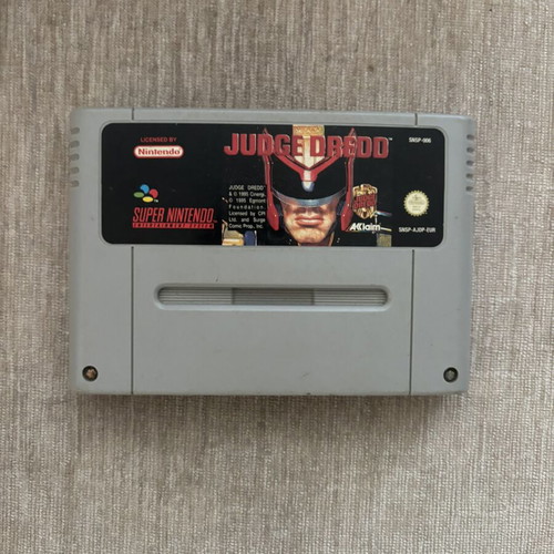 Judge Dredd Super Nintendo SNES game PAL
