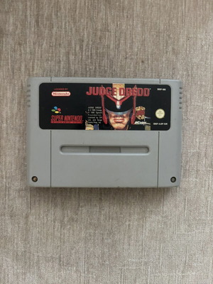 Judge Dredd Super Nintendo SNES game PAL