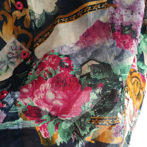 Milano Italy vintage colourful shirt XL, cotton