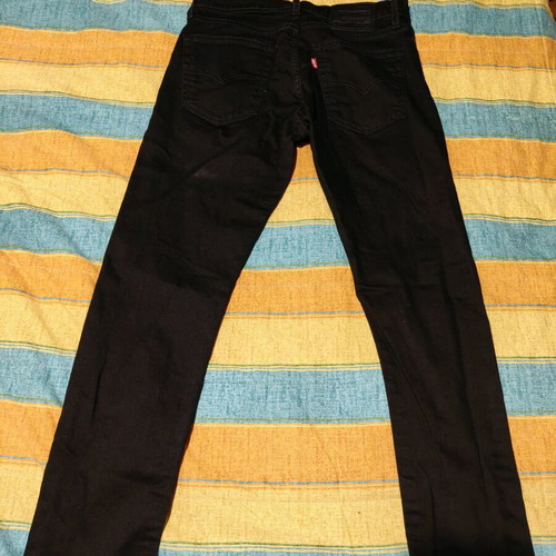 Levi's 501 men's black jeans regular straight fit, new