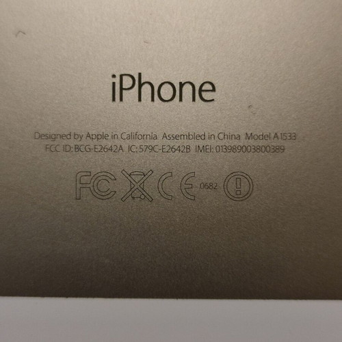 Apple iPhone 5s Gold A1533 used for parts or repair