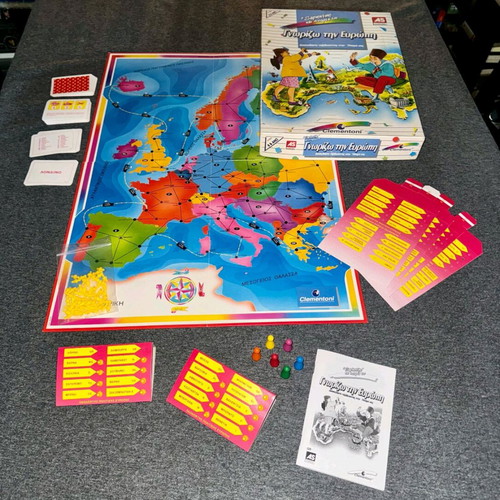Know Europe board game used