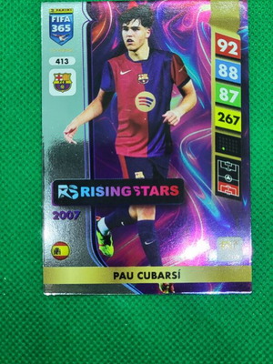 Κάρτα P.Cubarsi Rising Stars (Glow) Panini FIFA 365 Adrenalyn XL 2025 καινούργιο