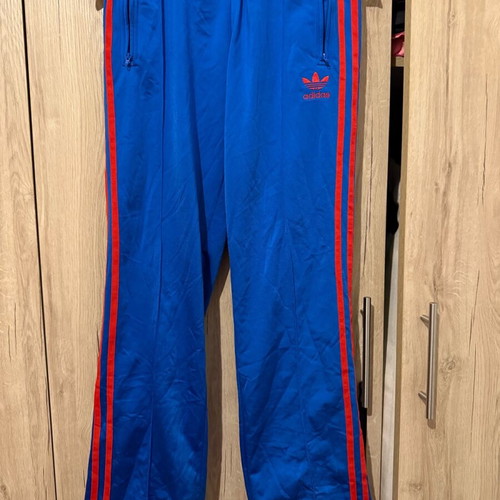 Adidas tracksuit S authentic like new, blue and red with zipper
