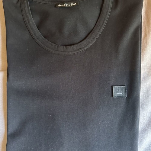 Acne Studios Nash face T-shirt size L, black