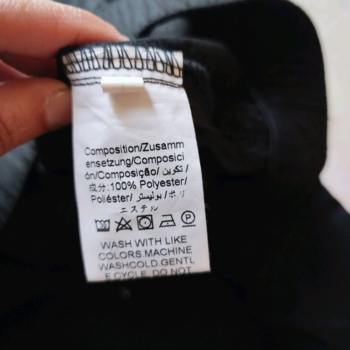 Pants L size buggy style new, black