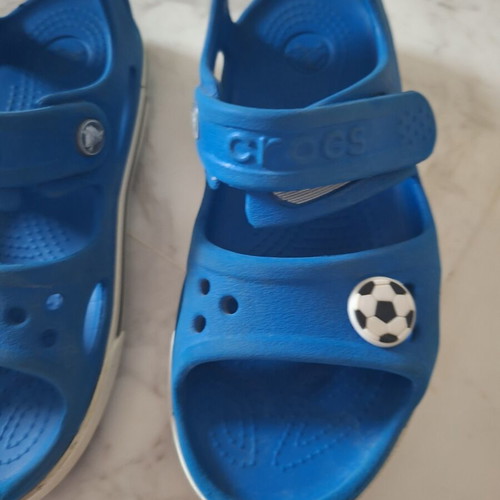 Crocs J13 sandals like new, size 30-31, blue