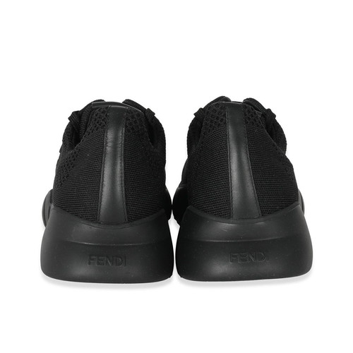 Fendi Monster men's sneakers used, size 40-41, black and yellow
