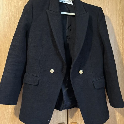 Zara black jacket size M used