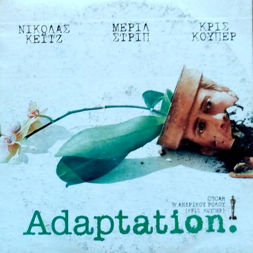 Adaptation DVD like new, comedy with Greek subtitles