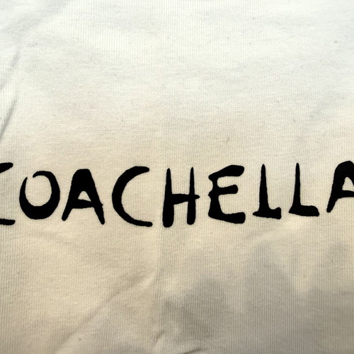 Coachella x H&M Limited White Cotton Tank Crop Top New