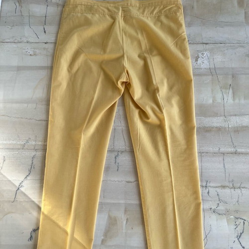 Yellow women's pants used, medium and large size, thin fabric