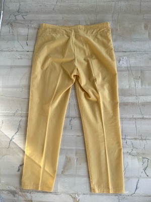 Yellow women's pants used, medium and large size, thin fabric