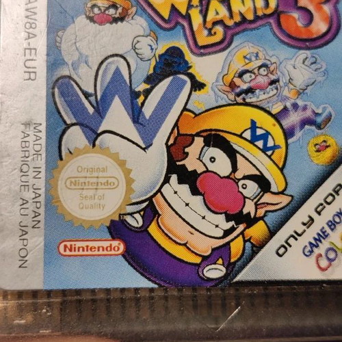 Wario Land 3 game cartridge for Game Boy Color used