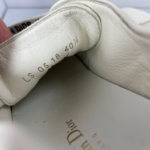 Christian Dior Walk'N'Dior sneakers used, size 40.5, beige