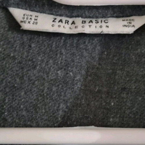 Asymmetric long shirt with embroidery like new, size M