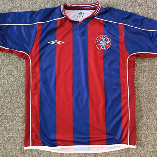 Kerkyra PAE Umbro football jersey used, size Small, season 2004-2005