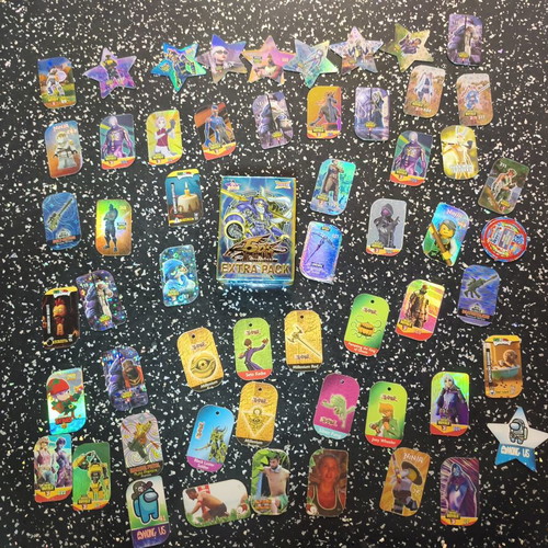 Yu-Gi-Oh! cards used with sleeves and extras pack