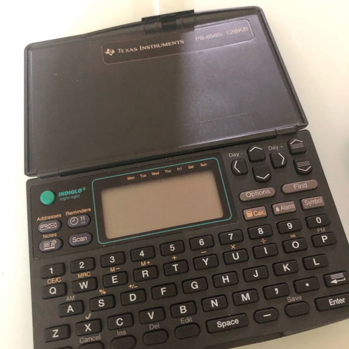 Texas Instruments PS-6560i vintage pocket computer like new