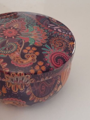 Δοχείο για ρεσό ή αρωματικά κεράκια καινούργιο με ινδικό σχέδιο