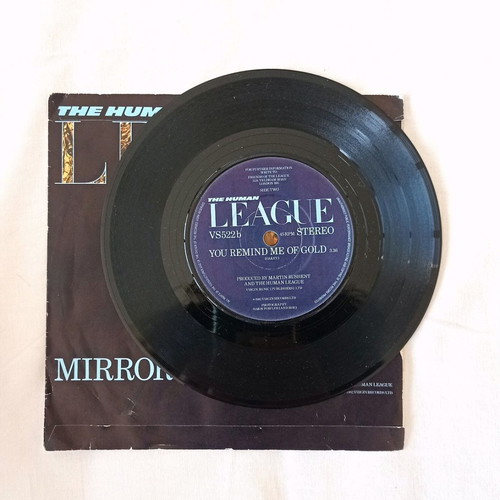 The Human League Mirror Man 45 vinyl 1982, good condition