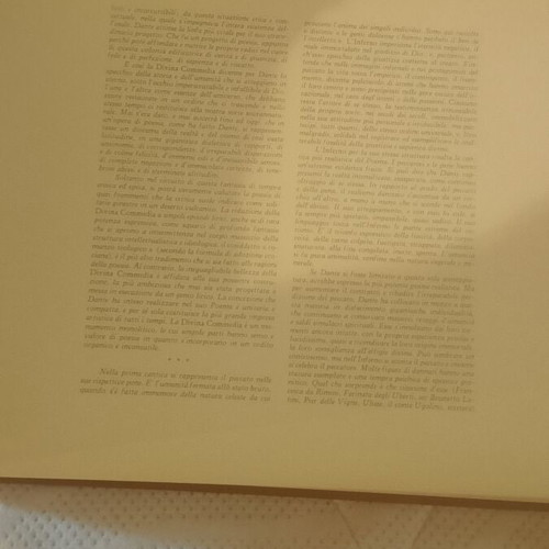 La Divina Comedia book like new, Italian