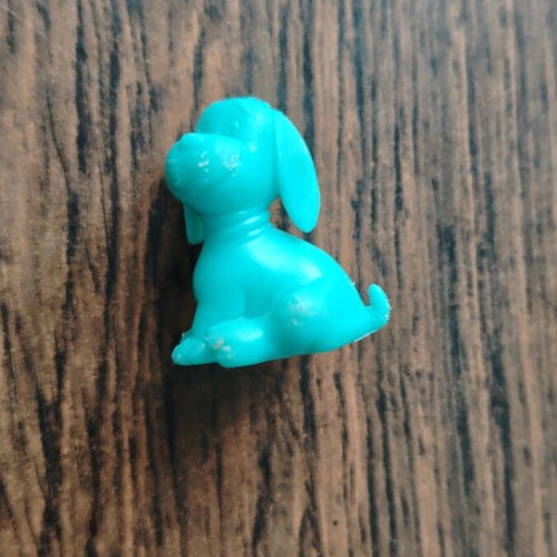 Kinder Surprise Blue Puppy Figure used
