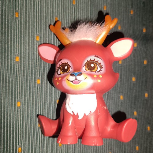 Enchantimals Danessa Deer doll with pet used