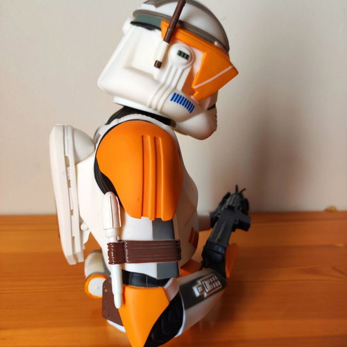 Star Wars Commander Cody Coin Bank figure like new 2013
