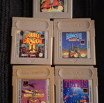 Nintendo Game Boy console with games