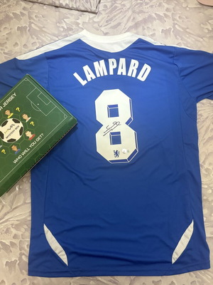 Frank Lampard Chelsea Signed Jersey 2012 Champions League Final new, authentic