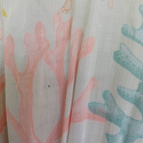 Oysho kimono like new with multicolor pastel print, size M