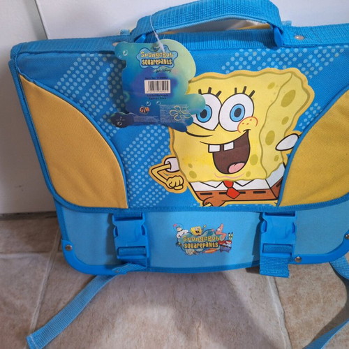 SpongeBob school bag new with two compartments and side pocket for bottle