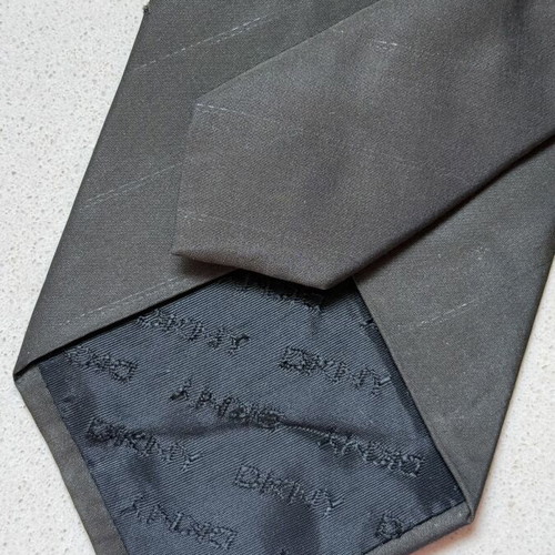 DKNY tie new, green with silver thread