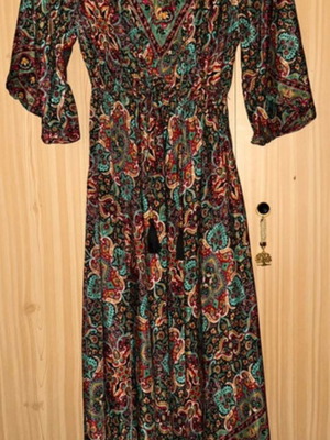 Silk dress like new, multicolored, size L