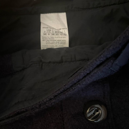 Marella sport wool skirt like new, dark blue, size medium