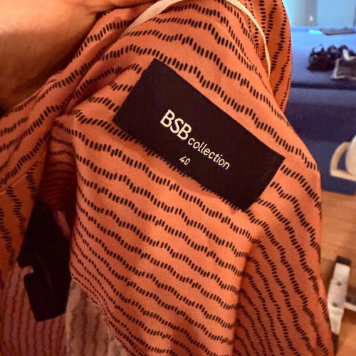 BSB satin shirt like new, size L, pink